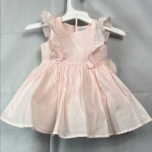 Edgehill Collection Pink cotton dress and diaper cover set size 3 months NWT